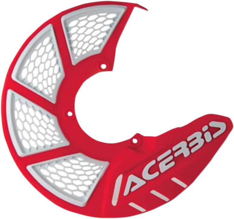 X-Brake Disc Cover - Red/White (1)