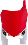 Raptor Number Plate - Red/White (1)