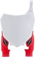 Raptor Number Plate - White/Red (1)