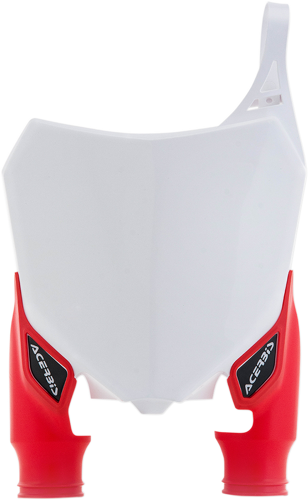 Raptor Number Plate - White/Red (1)