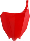 Front Number Plate - '00 CR Red (1)