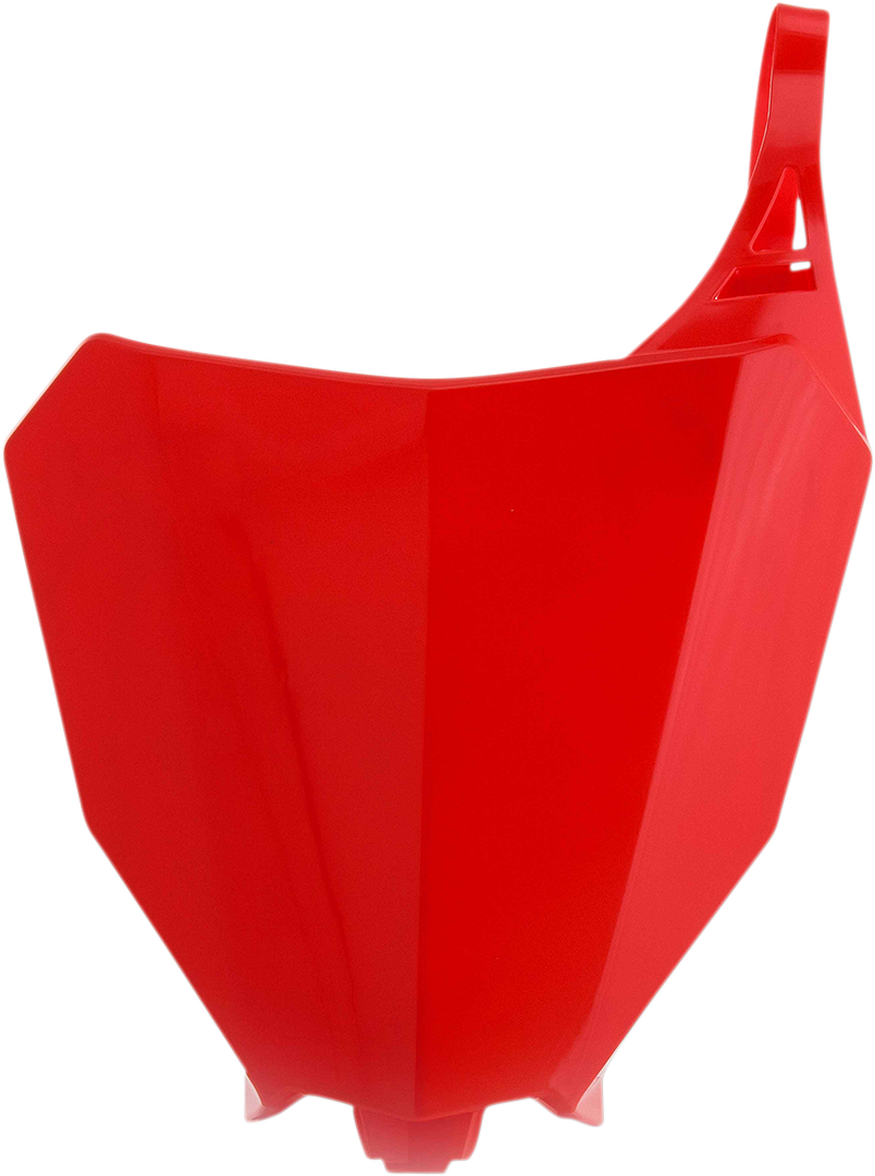 Front Number Plate - '00 CR Red (1)