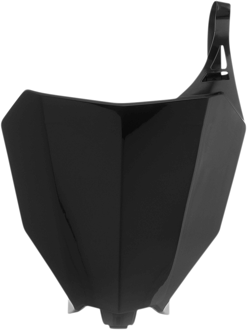 Front Number Plate - Black (1)