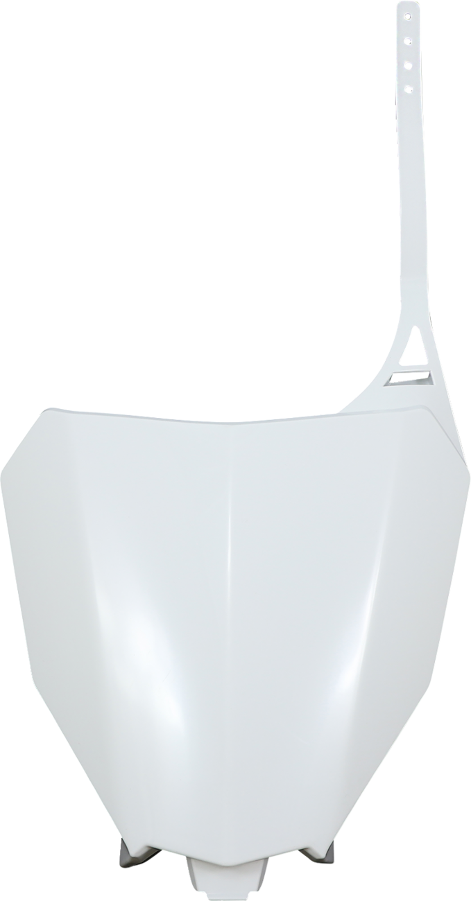Front Number Plate - White (1)