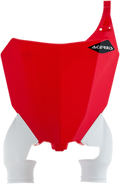 Raptor Number Plate - Red/White (1)