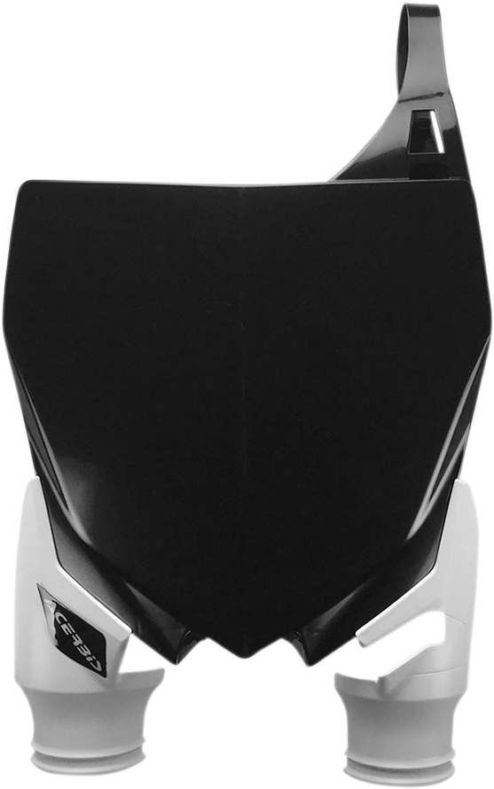 Raptor Number Plate - Black/White (1)