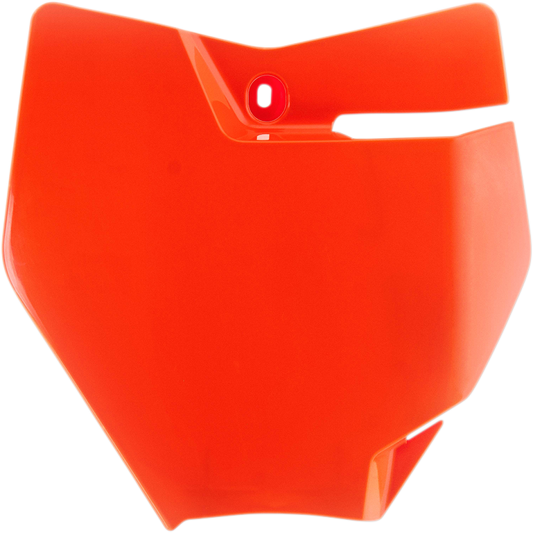 Front Number Plate - '16 Orange (1)