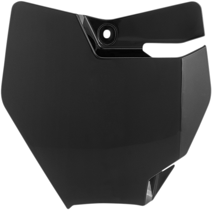 Front Number Plate - Black (1)