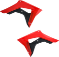 Radiator Shrouds - Red/Black - Honda - CRF '17-'21 (1)