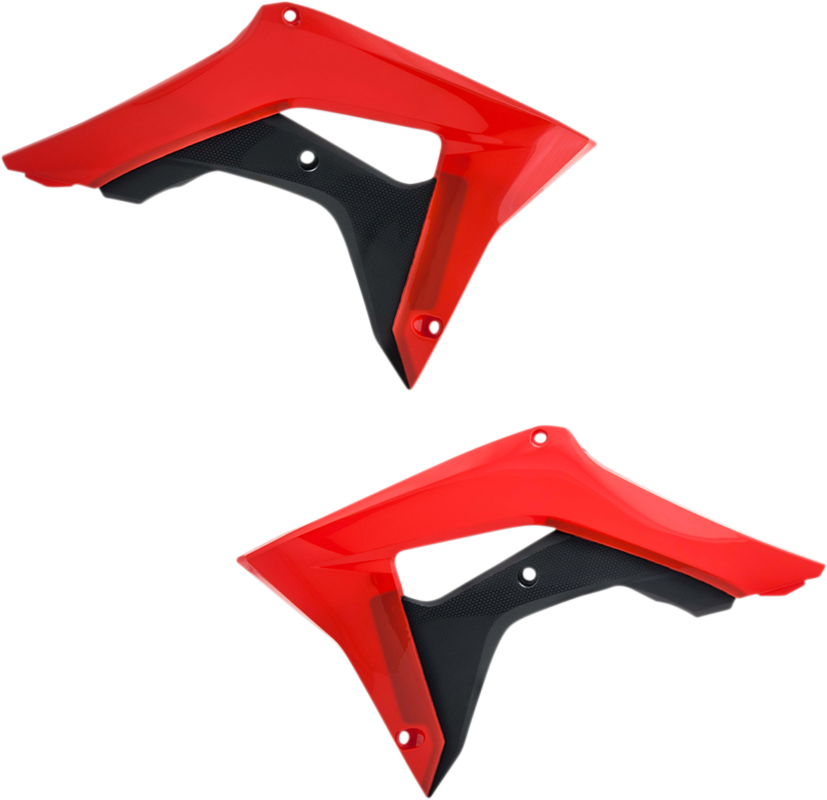 Radiator Shrouds - Red/Black - Honda - CRF '17-'21 (1)