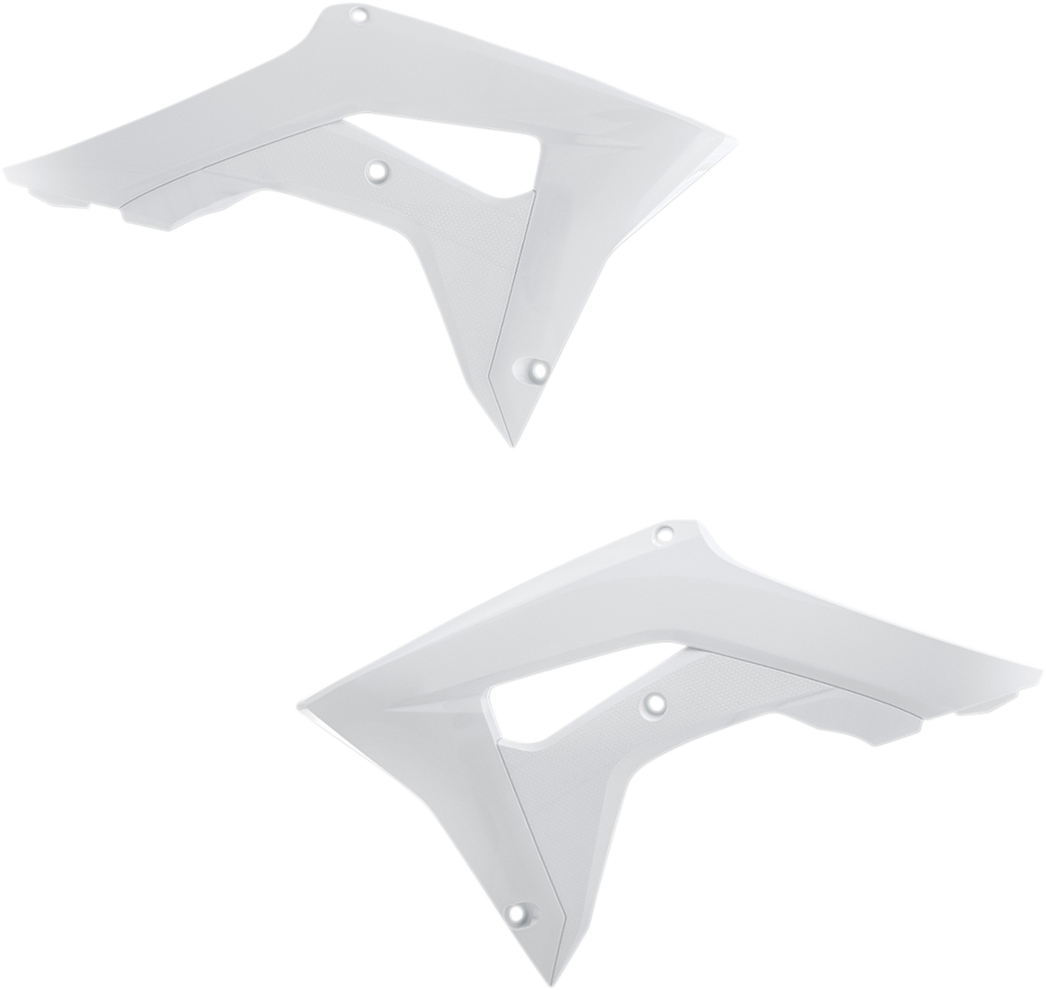 Radiator Shrouds - White - Honda - CRF '17-'21 (1)