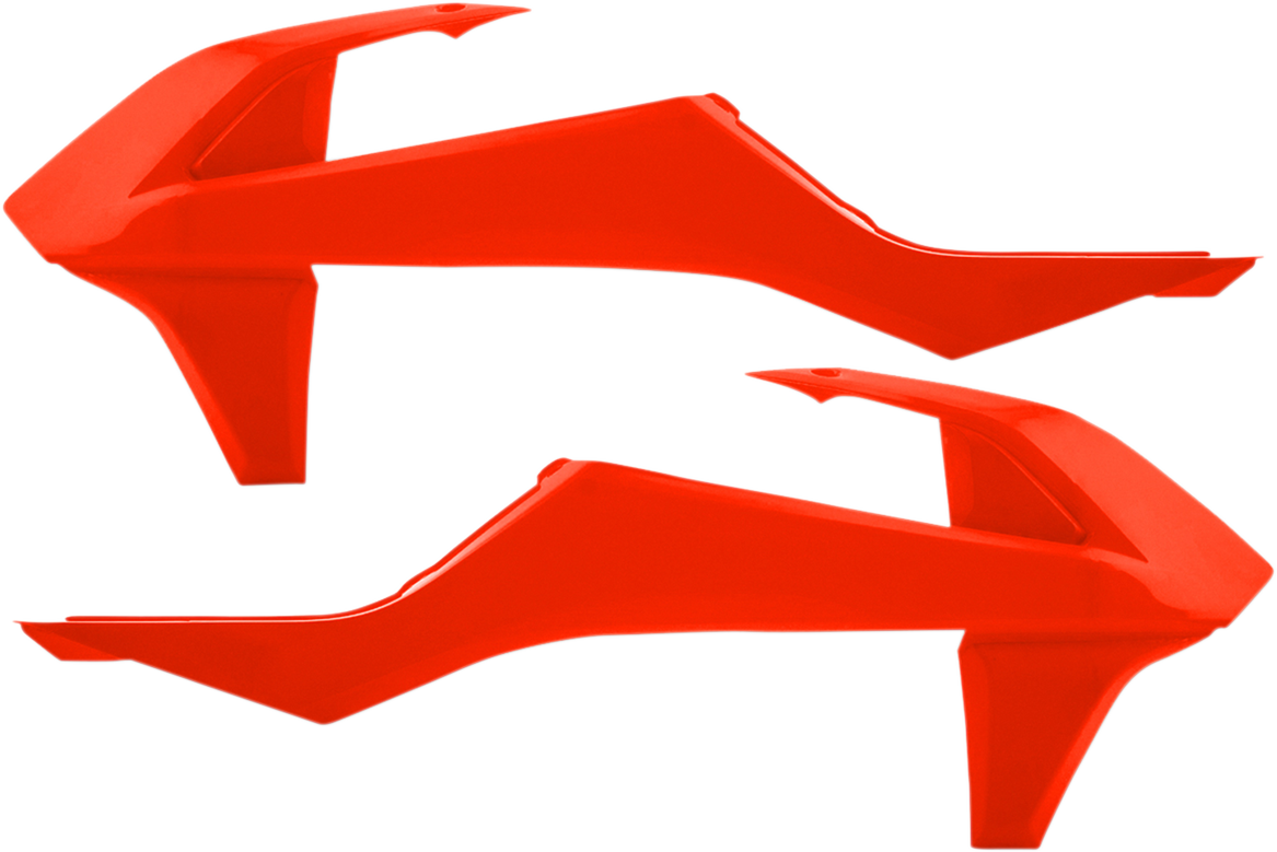 Radiator Shrouds - Fluorescent Orange - KTM - EX/SX/XC '16-'19 (1)