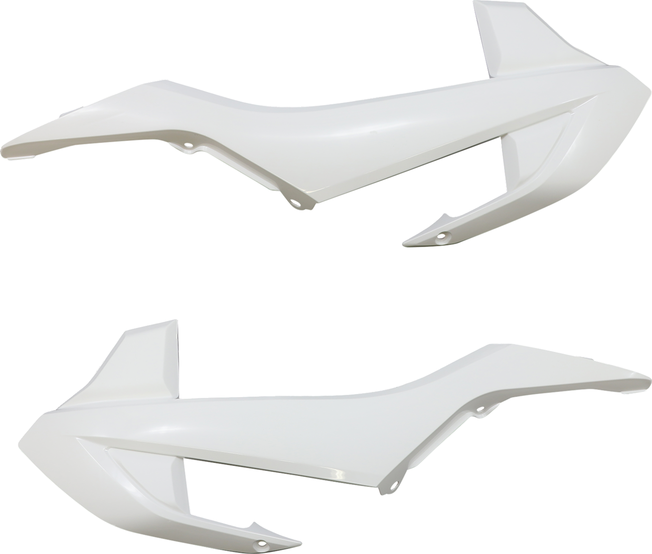 Radiator Shrouds - White - Gas Gas | KTM - MC \ SX '16-'23 (1)