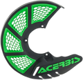 X-Brake Disc Cover - Black/Green (1)