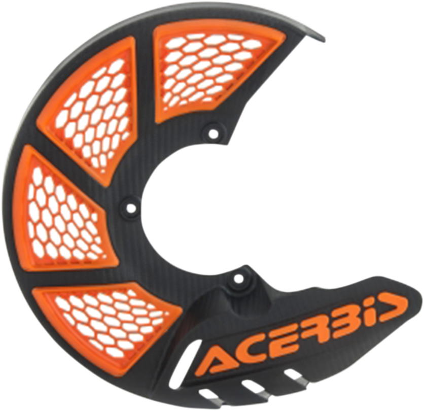 X-Brake Disc Cover - '16 OEM Orange/Black (1)