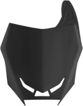 Front Number Plate - Black (1)