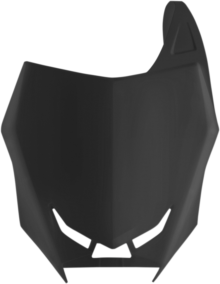 Front Number Plate - Black (1)