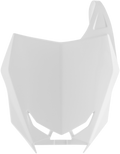 Front Number Plate - White (1)