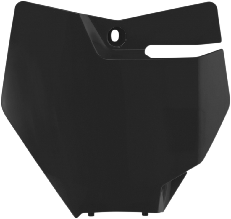 Front Number Plate - Black (1)