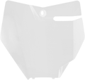 Front Number Plate - White (1)