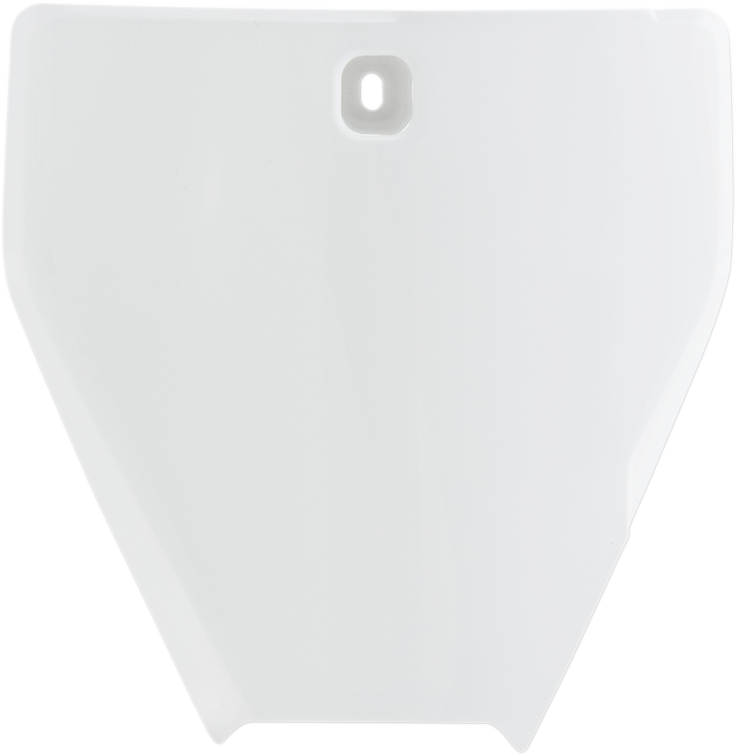 Front Number Plate - White (1)