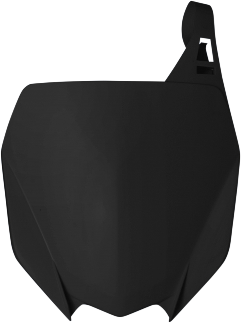 Front Number Plate - Black (1)