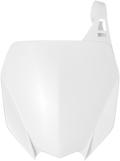 Front Number Plate - White (1)