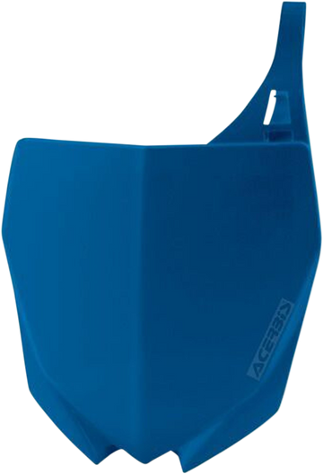 Front Number Plate - YZ Blue (1)