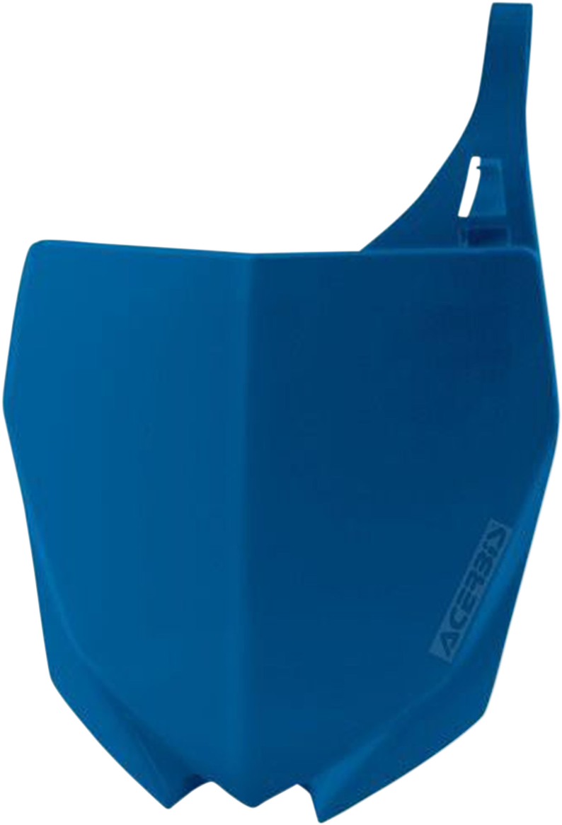 Front Number Plate - YZ Blue (1)