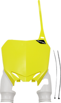 Raptor Number Plate - Yellow/White (1)