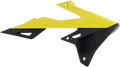 Radiator Shrouds - Yellow/Black - Suzuki - RMZ '18-'25 (1)