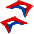 Radiator Shrouds - Red/Blue - Honda - CRF '17-'21 (1)