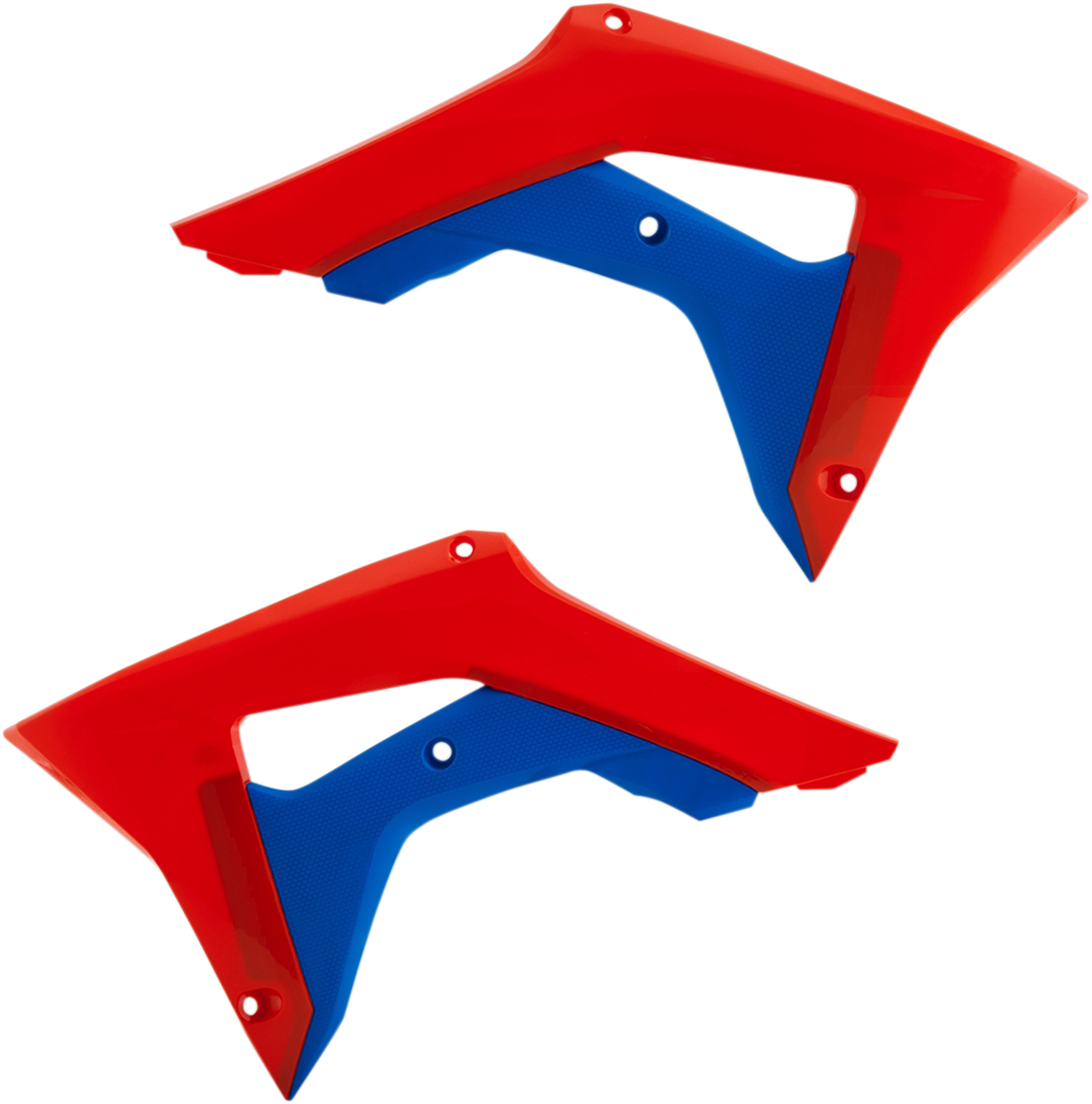 Radiator Shrouds - Red/Blue - Honda - CRF '17-'21 (1)