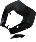 UFO Headlight Plastic Ktm - Black