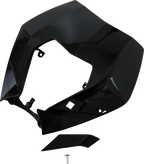UFO Headlight Plastic Ktm - Black