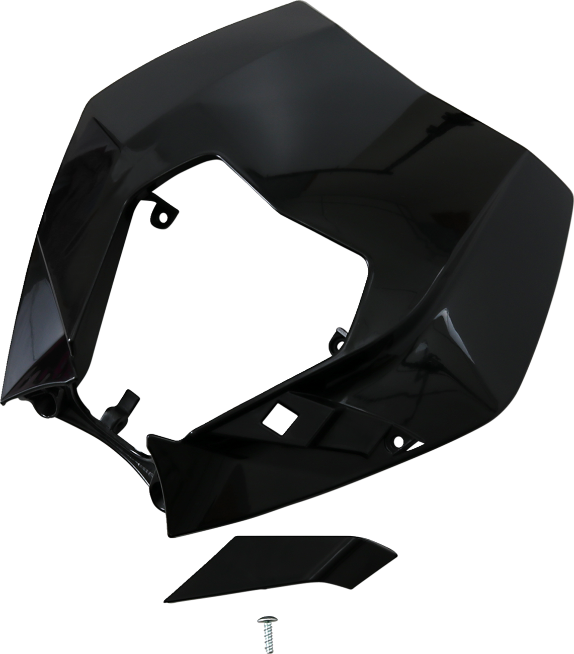 UFO Headlight Plastic Ktm - Black