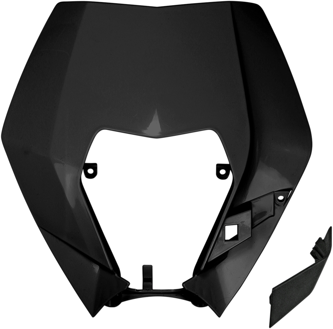 UFO Headlight Plastic Ktm - Black