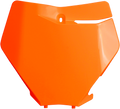 UFO Plate # Sx/sxf Orange