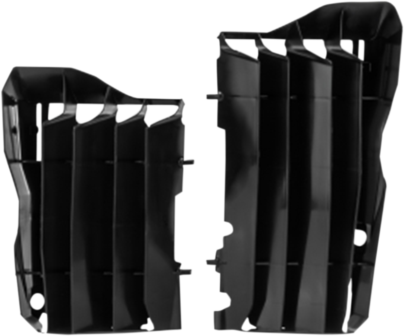Radiator Louvers - Black - Honda - CRF '17-'22 (1)