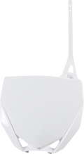 Front Number Plate - White (1)