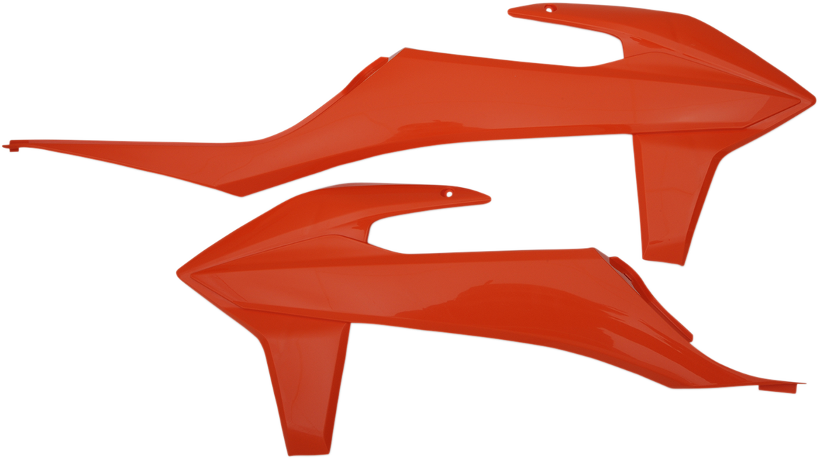 Radiator Shrouds - Orange OEM '16 - KTM - EX/SX/XC '19-'23 (1)
