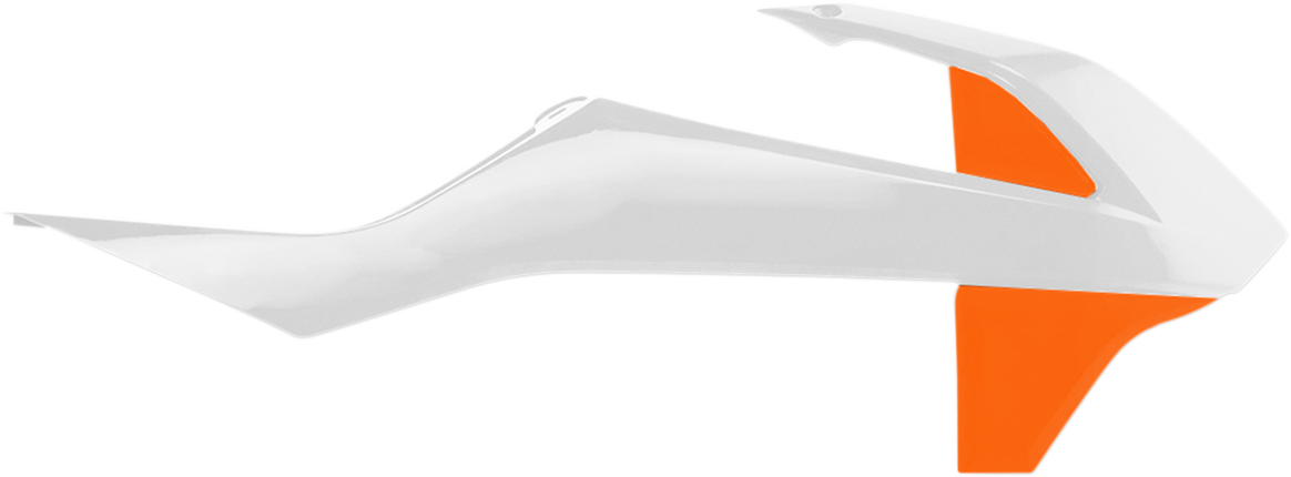 Radiator Shrouds - White OEM '19/Orange OEM '16 - Gas Gas | KTM '18-'24 (1)