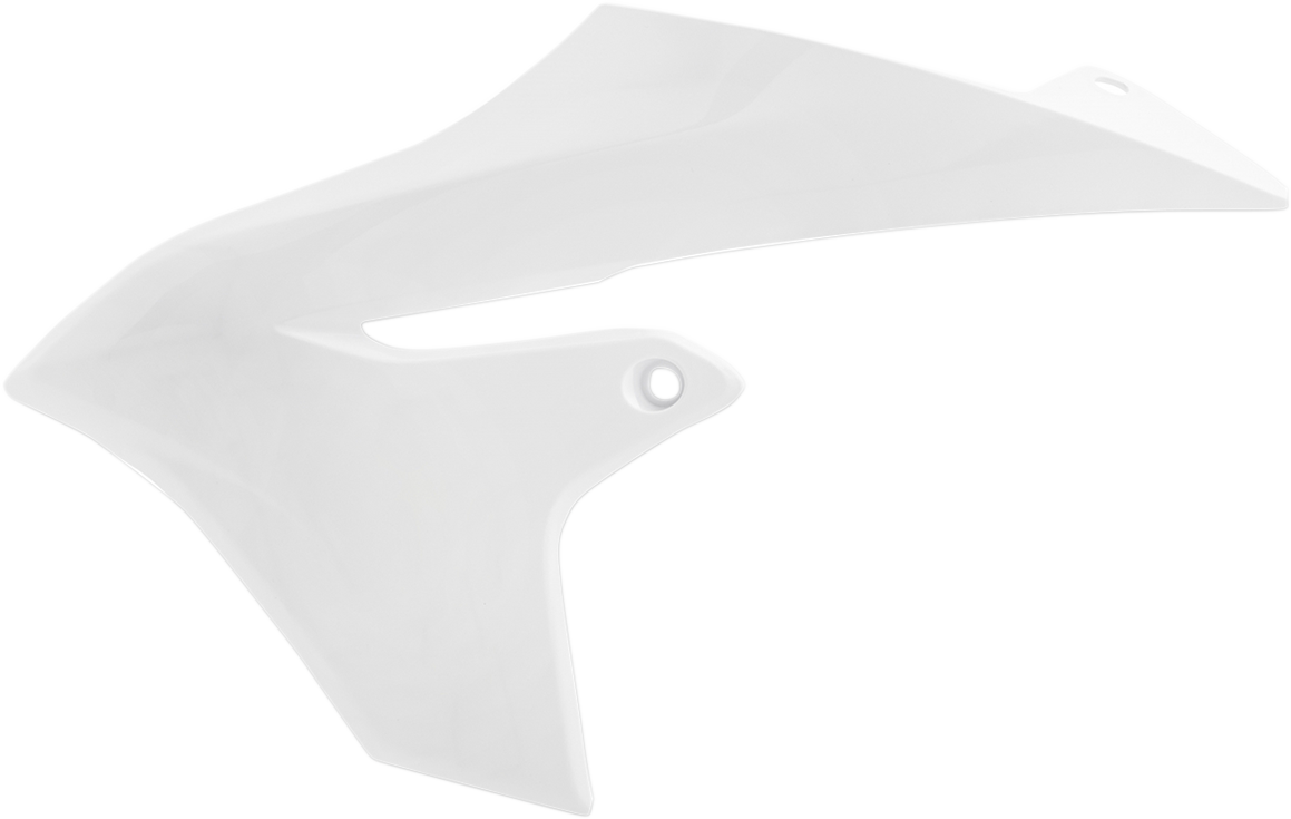 Radiator Shrouds - White - Yamaha - YZ '18-'24 (1)
