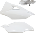 Side Panels - White - Kawasaki - KX '19-'24 (1)