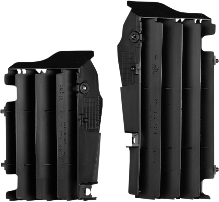 Radiator Louvers - Black - Kawasaki - KX '16-'24 (1)