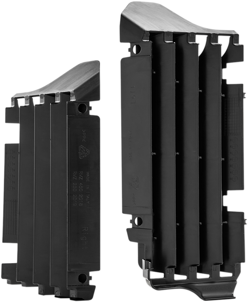 Radiator Louvers - Black - Suzuki - RMZ '19-'25 (1)