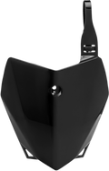 Front Number Plate - Black (1)