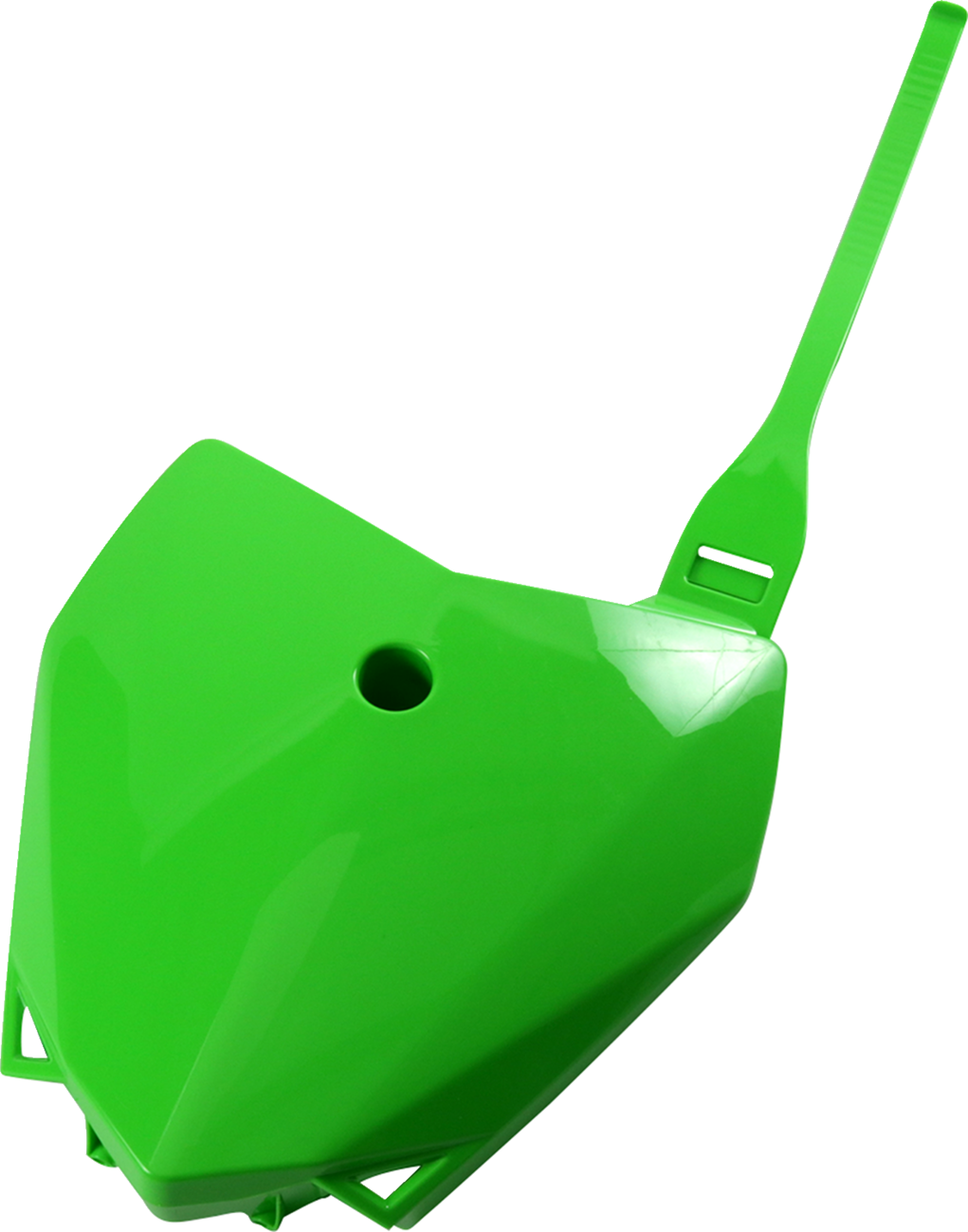 Front Number Plate - Green (1)