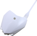 Front Number Plate - White (1)