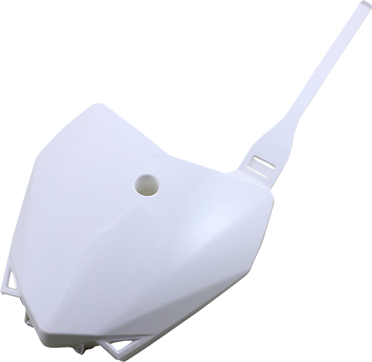 Front Number Plate - White (1)